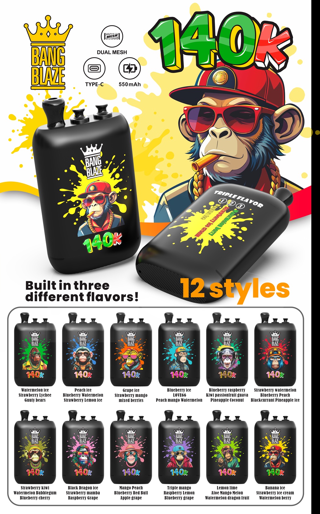 BANG,BLAZE140K-DSK065