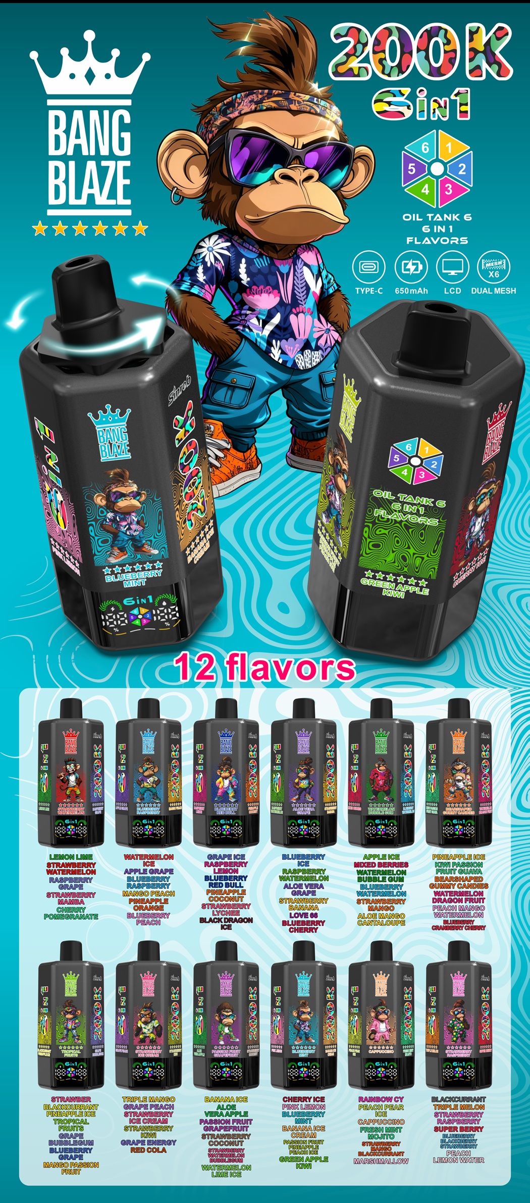 BANGBLAZE 200K-DSK069